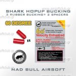 60 Degree Shark Hopup Bucking: rubber + "X" type spacing 2   pcs